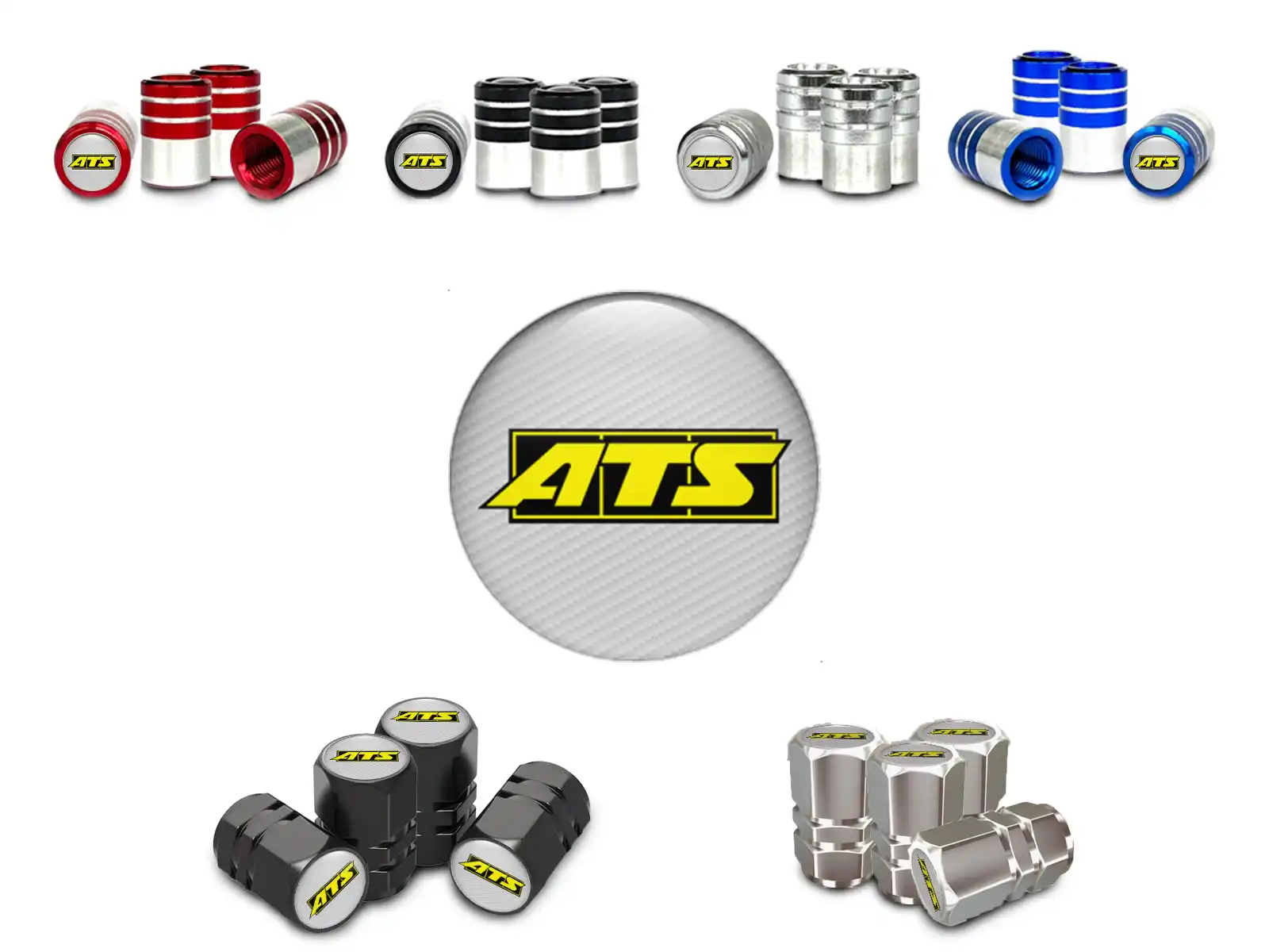 ATS Rims Valve Caps for SUVs Universal